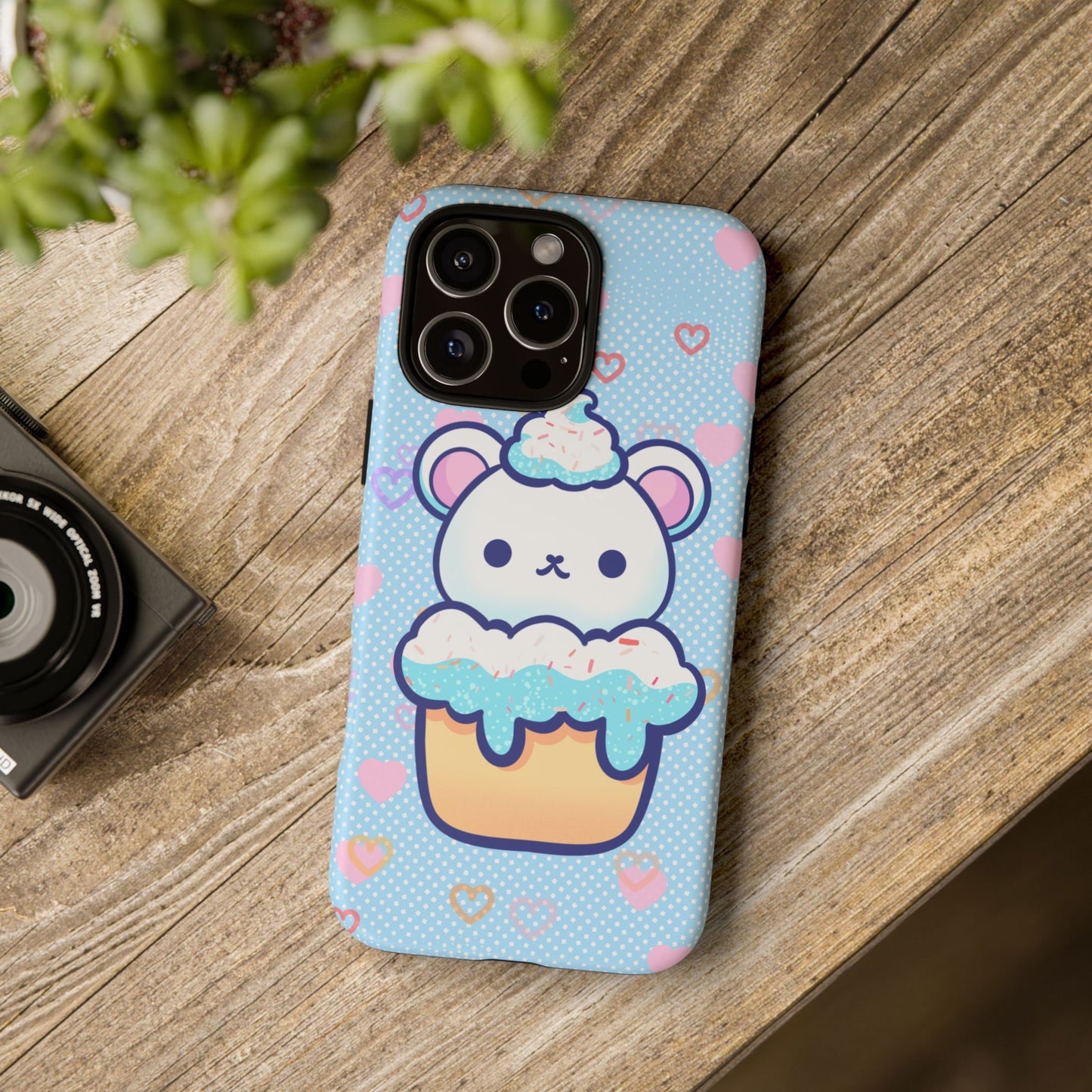 Frosty Cupcake Bear Phone Case