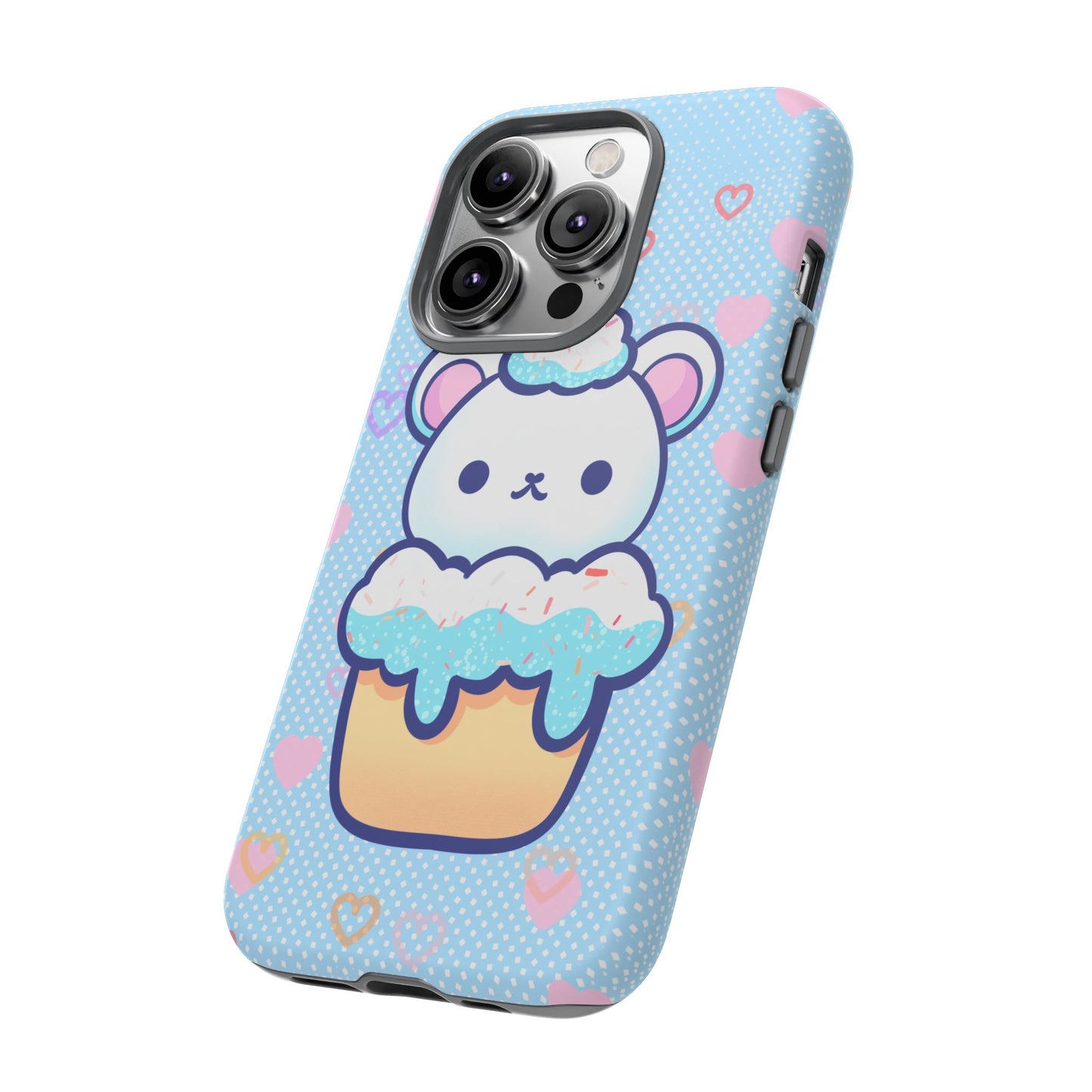 Frosty Cupcake Bear Phone Case