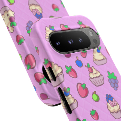 Pink Fruit Cakes Phone Case