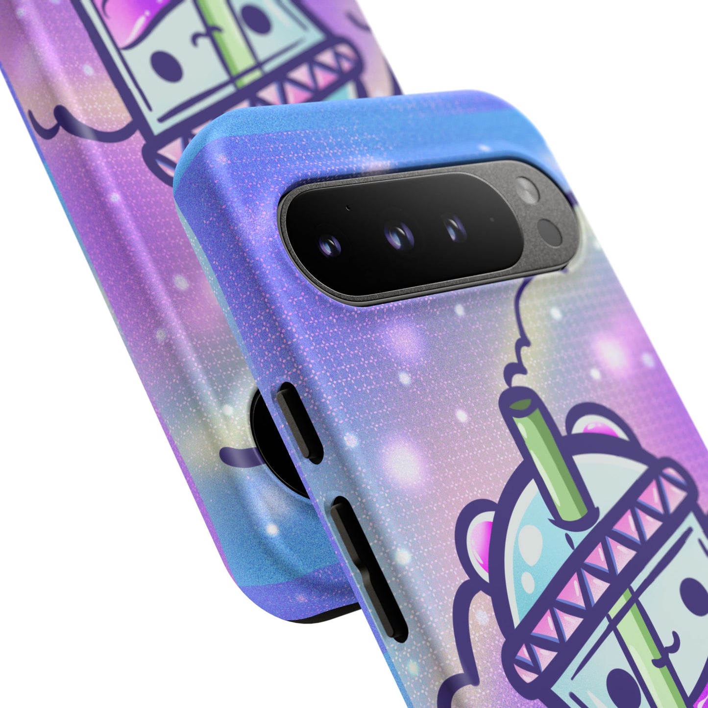 Sparkly Clouds Boba Phone Case