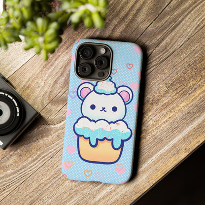 Frosty Cupcake Bear Phone Case