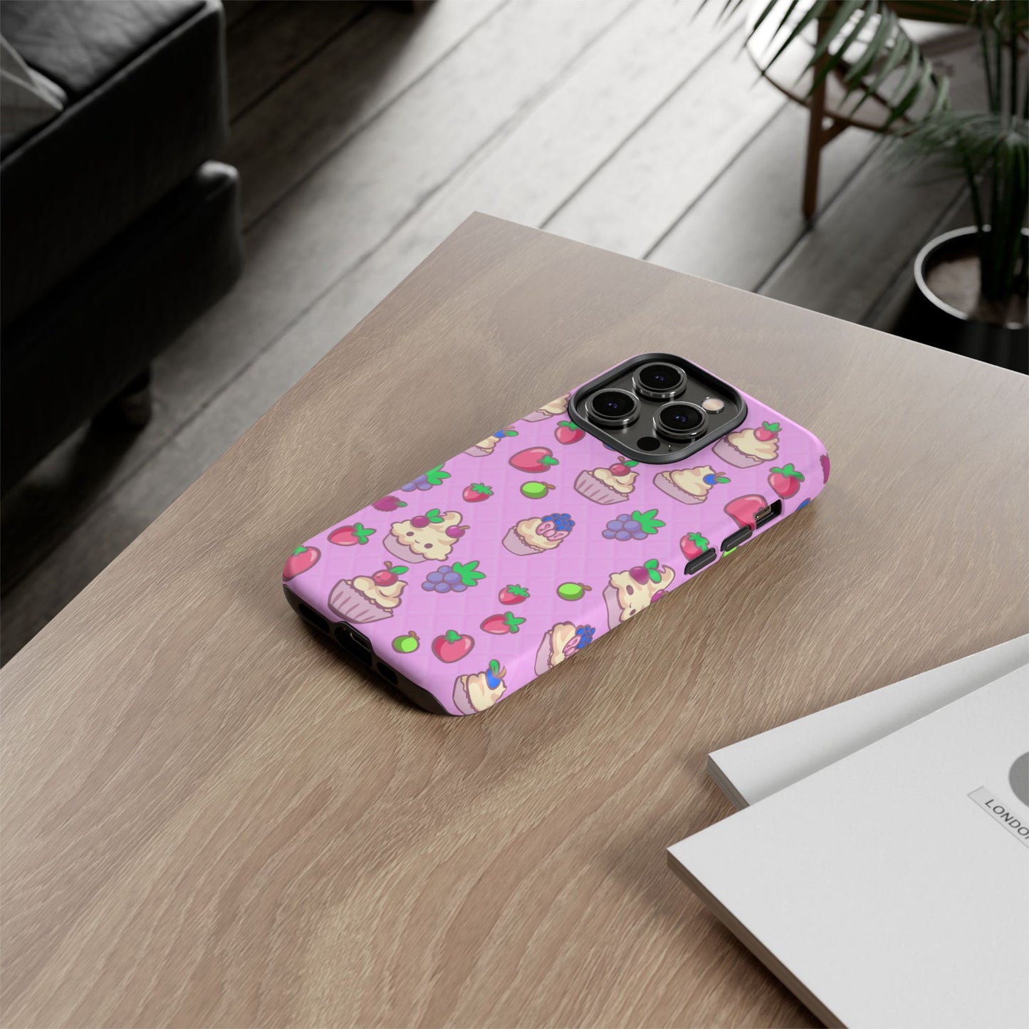 Pink Fruit Cakes Phone Case