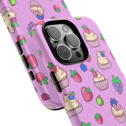 Pink Fruit Cakes Phone Case