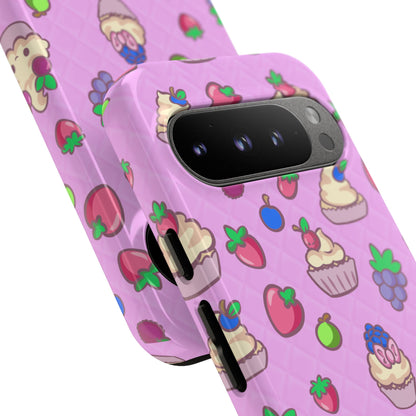 Pink Fruit Cakes Phone Case
