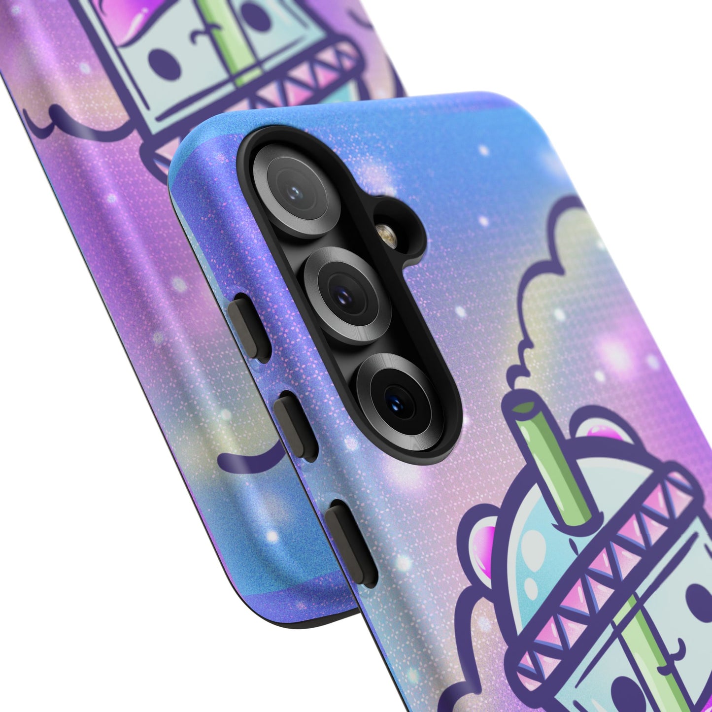 Sparkly Clouds Boba Phone Case