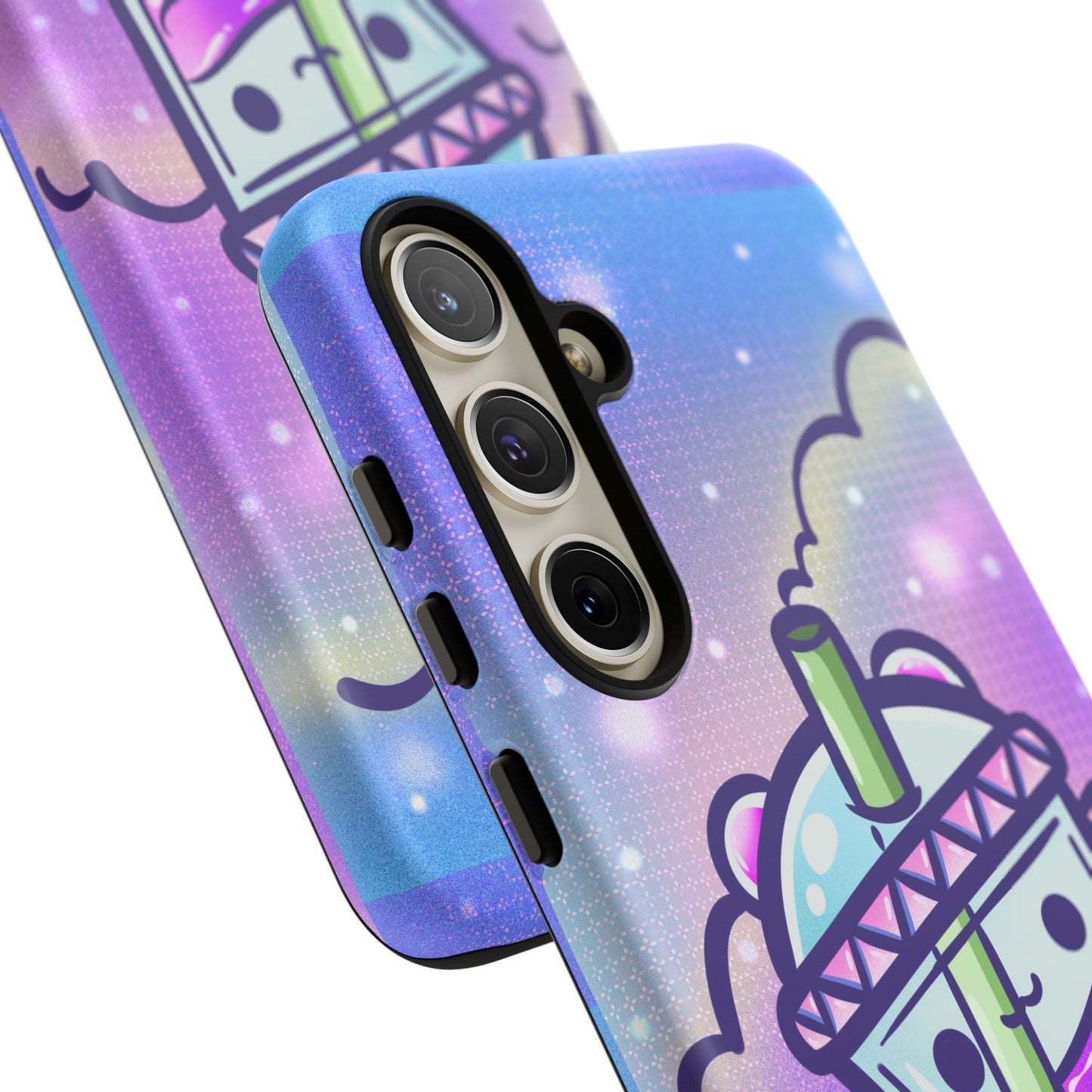 Sparkly Clouds Boba Phone Case