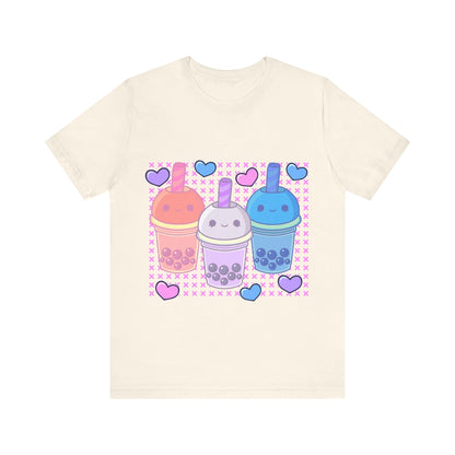 Cute Bubble Tea Kawaii T Shirt - Pink X Holic