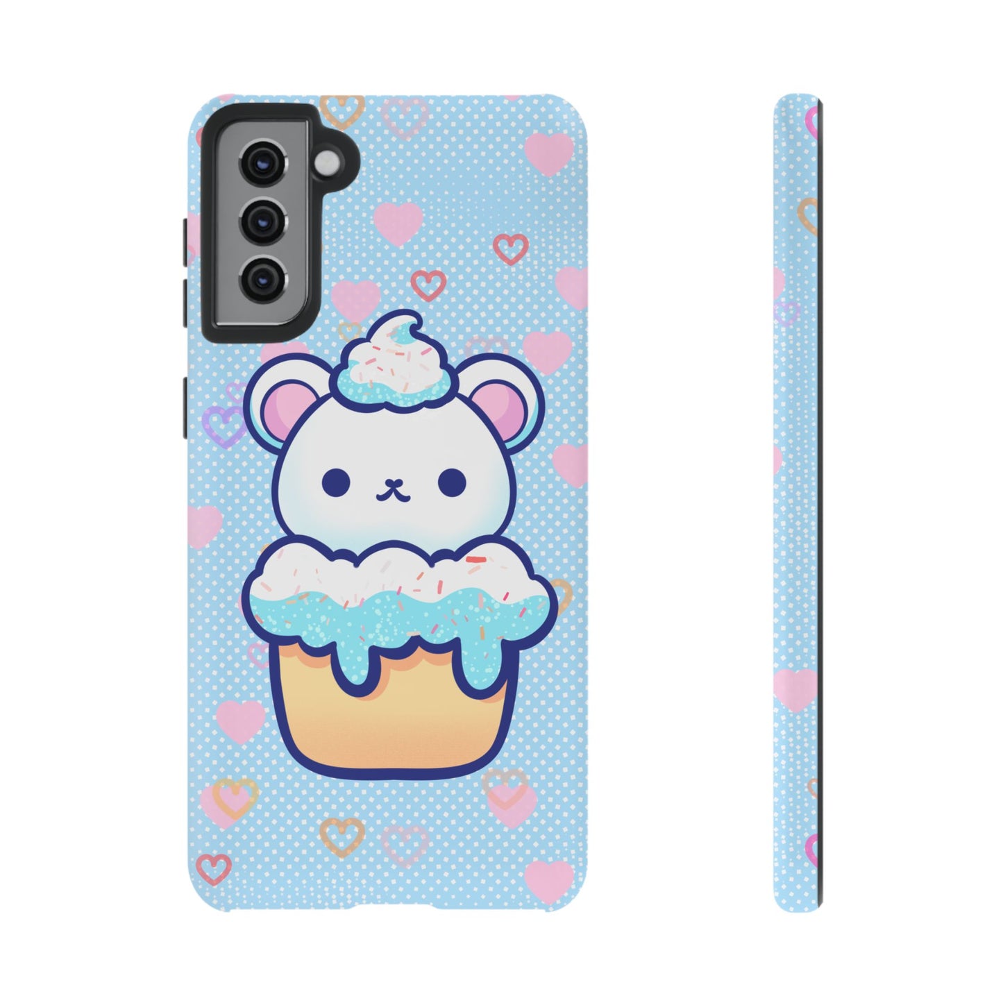 Frosty Cupcake Bear Phone Case