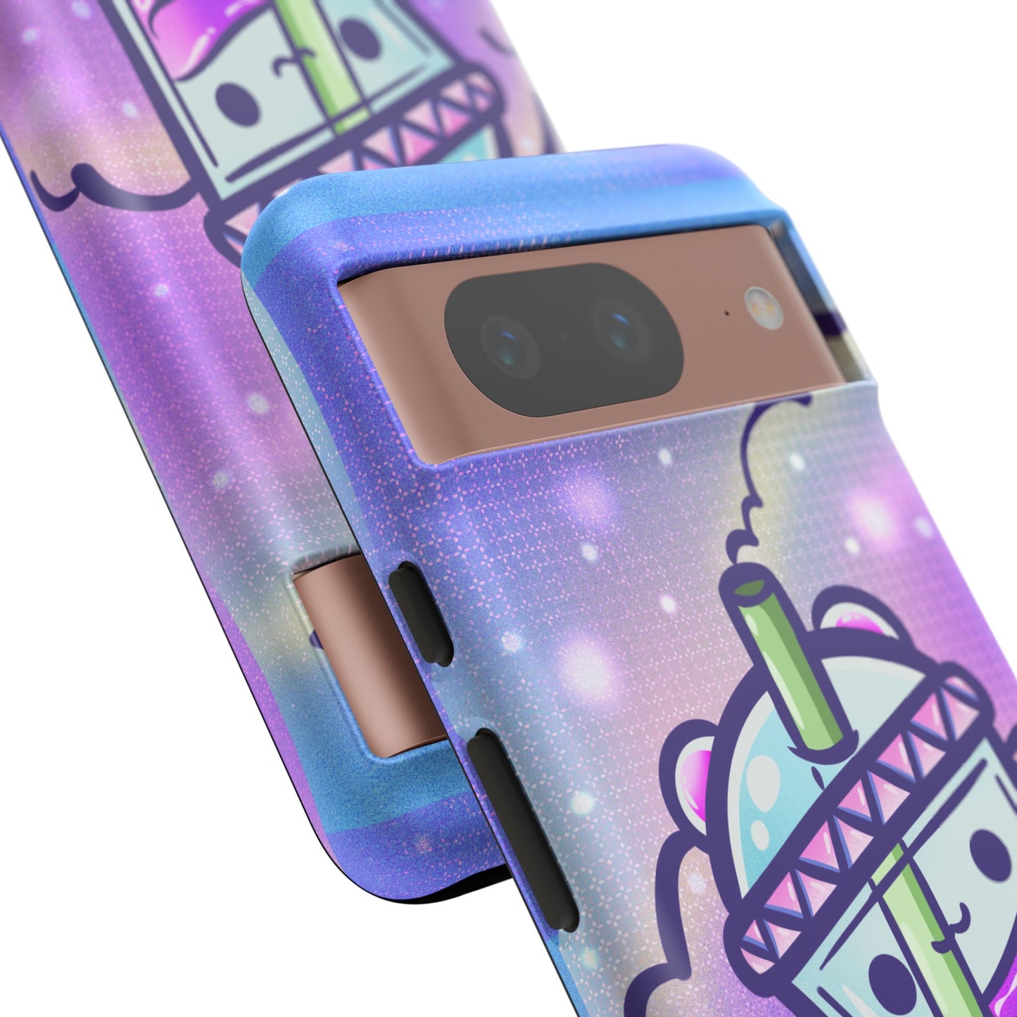 Sparkly Clouds Boba Phone Case