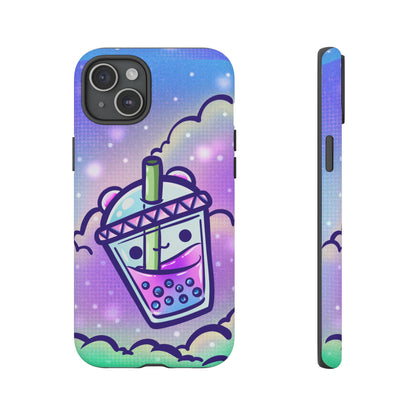 Sparkly Clouds Boba Phone Case