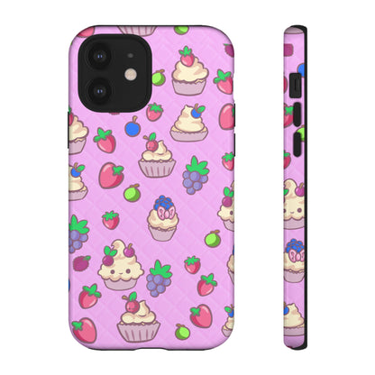 Pink Fruit Cakes Phone Case