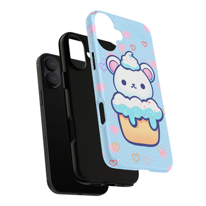 Frosty Cupcake Bear Phone Case