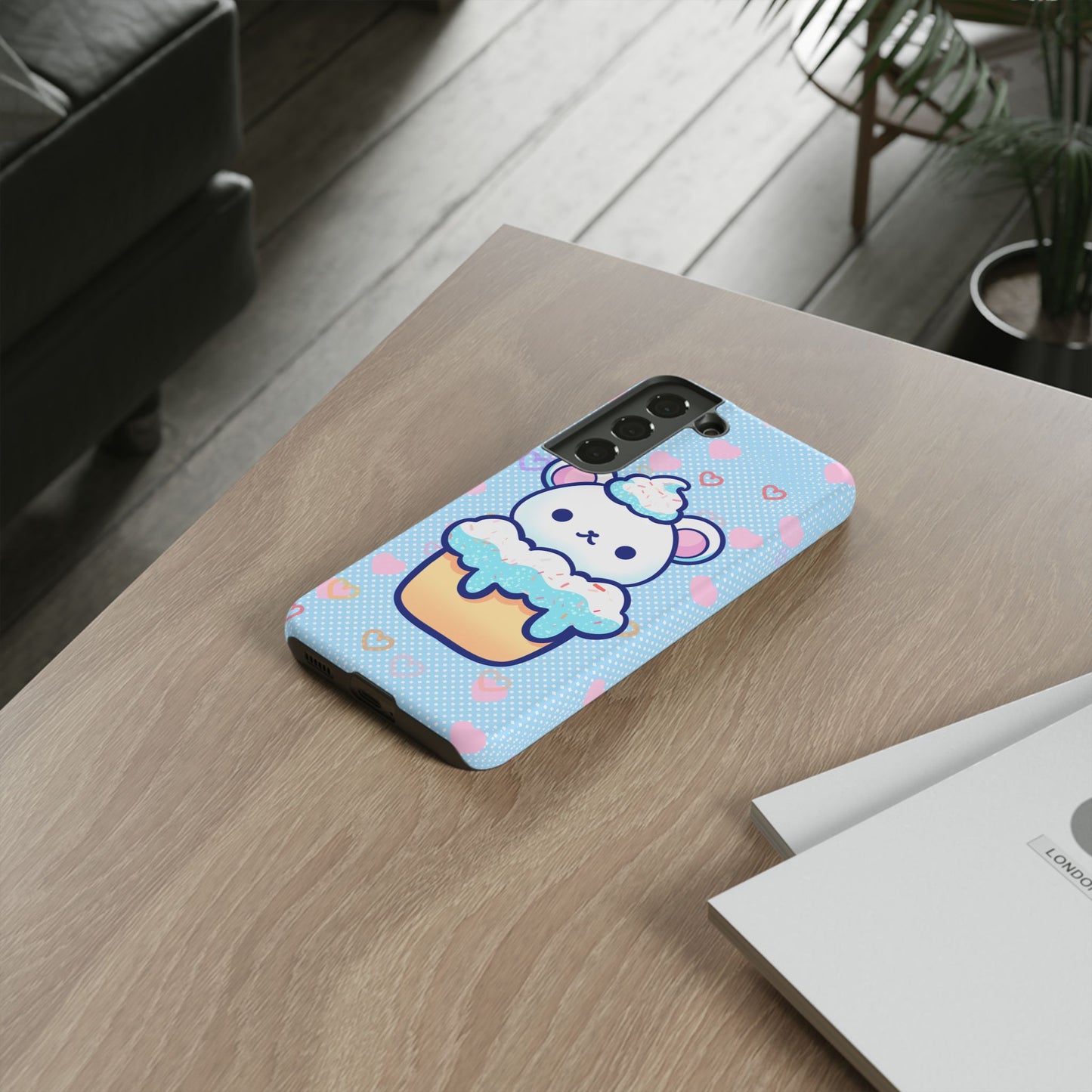 Frosty Cupcake Bear Phone Case