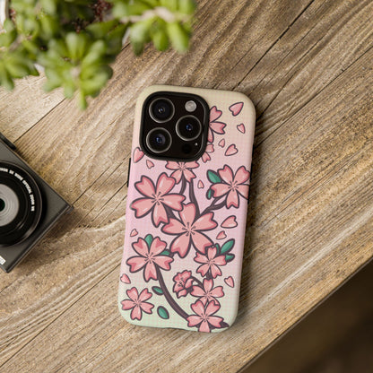 Pink Sakura Tree Phone Case