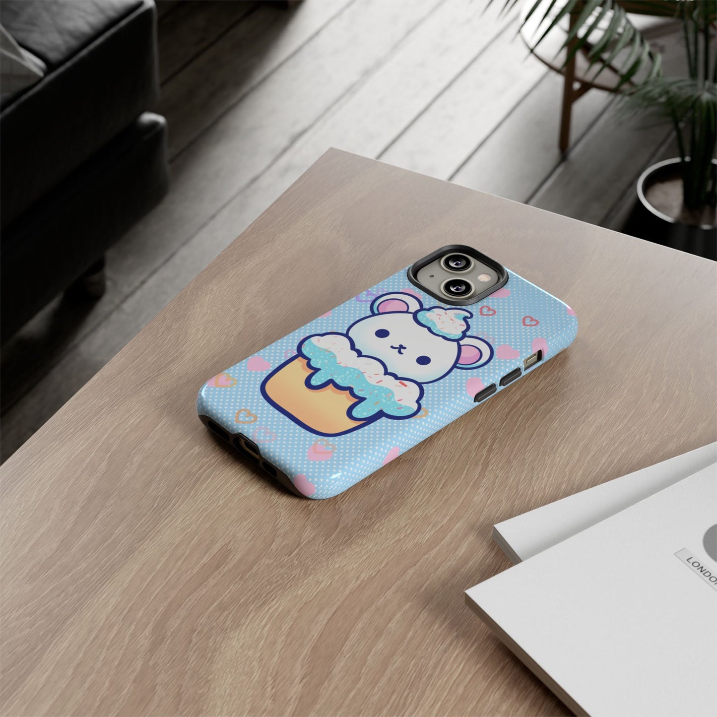 Frosty Cupcake Bear Phone Case