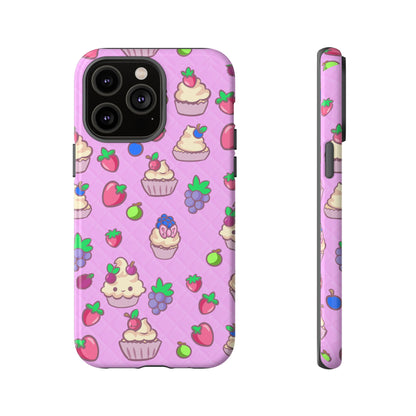 Pink Fruit Cakes Phone Case
