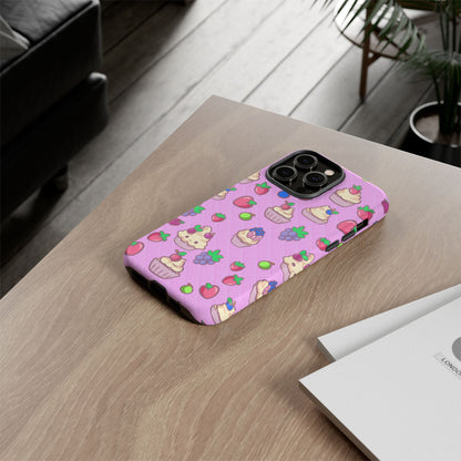 Pink Fruit Cakes Phone Case