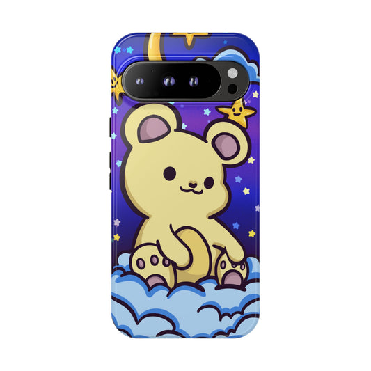 Cloud Cub Nighttime Sky Bear Phone Case - Pink X Holic
