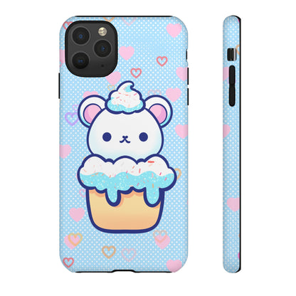 Frosty Cupcake Bear Phone Case