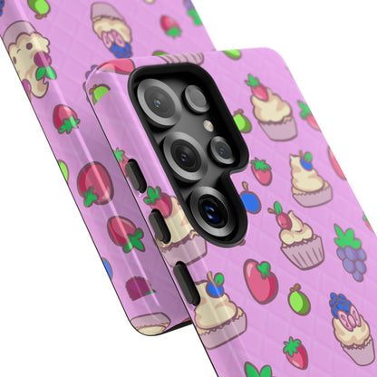 Pink Fruit Cakes Phone Case