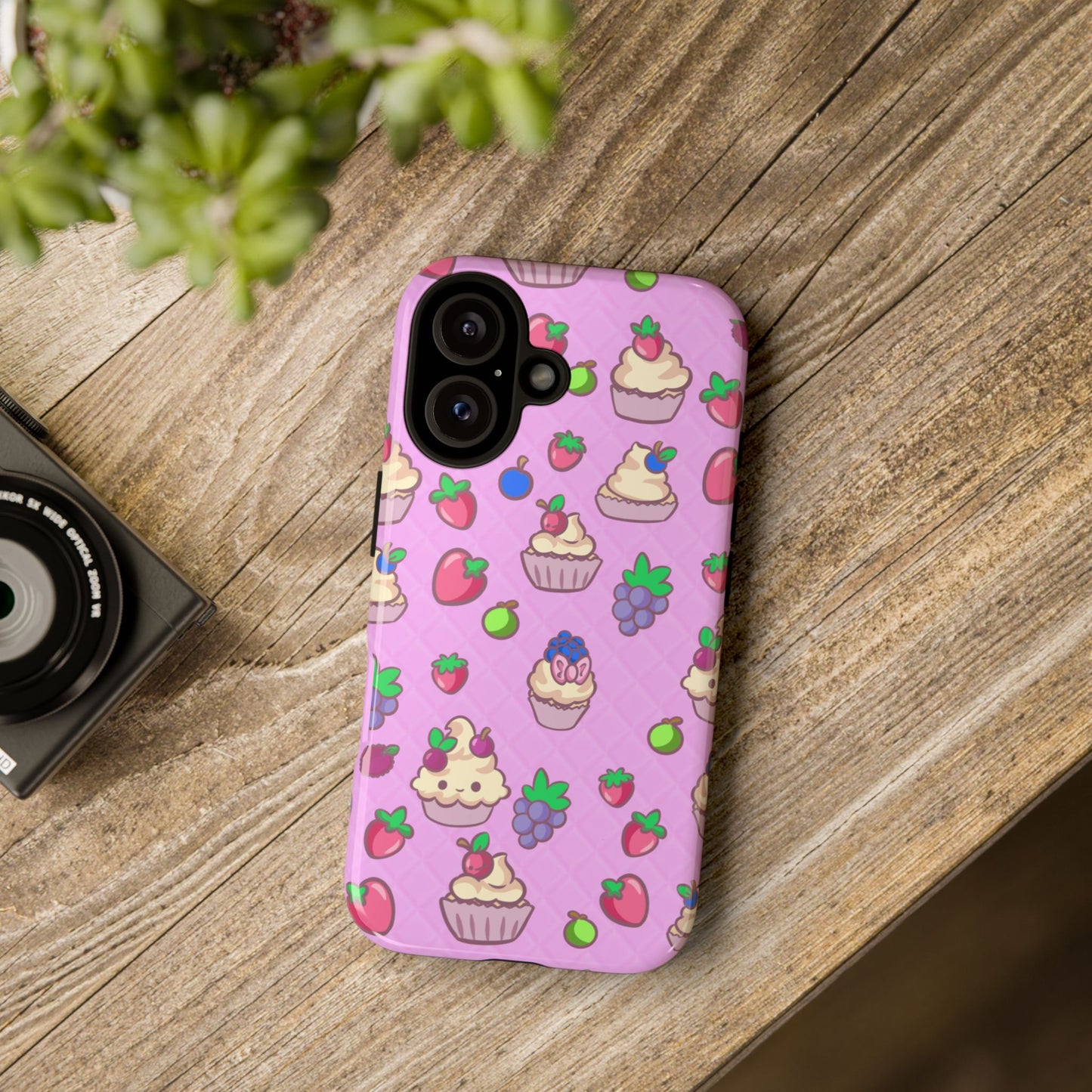 Pink Fruit Cakes Phone Case
