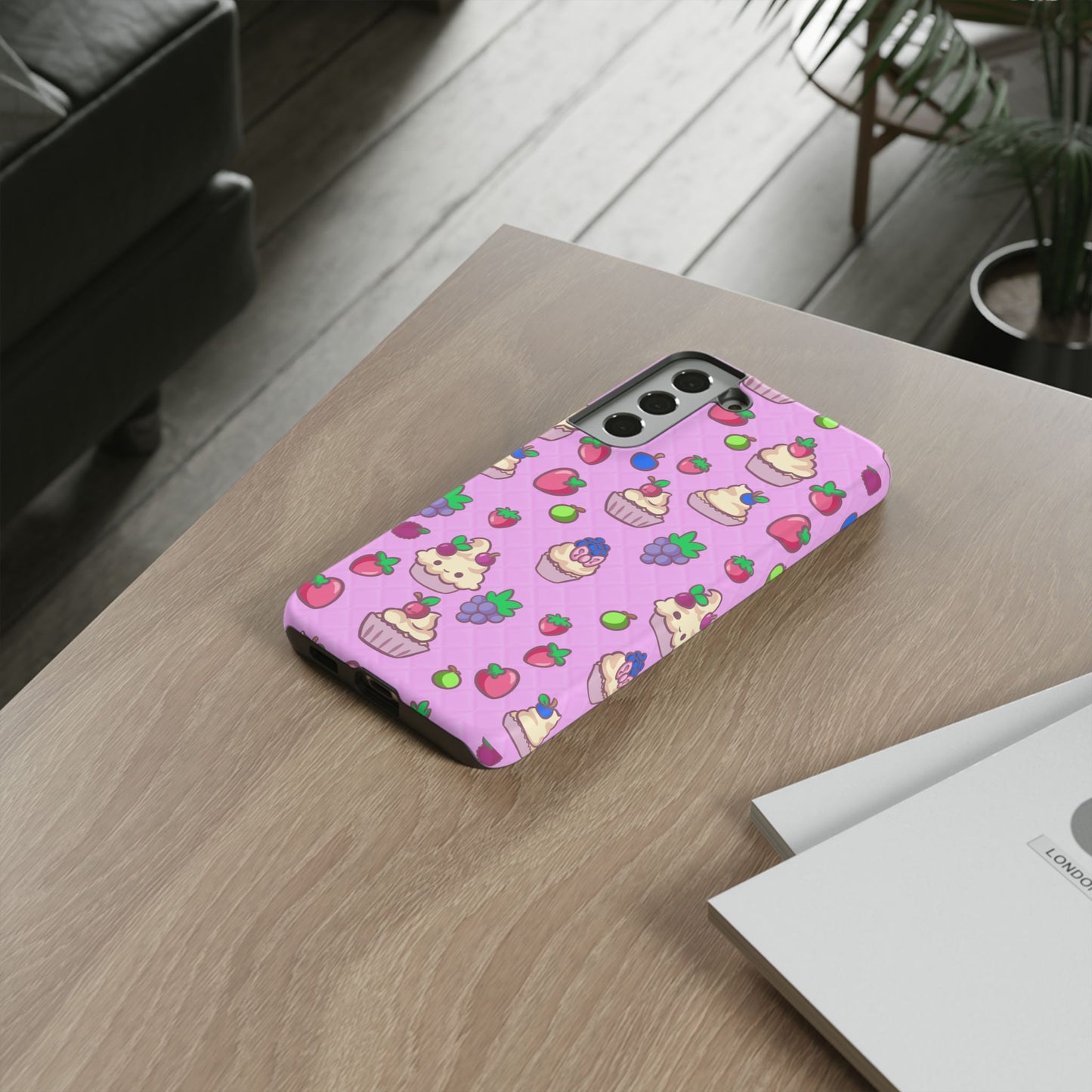Pink Fruit Cakes Phone Case