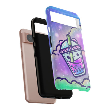 Sparkly Clouds Boba Phone Case