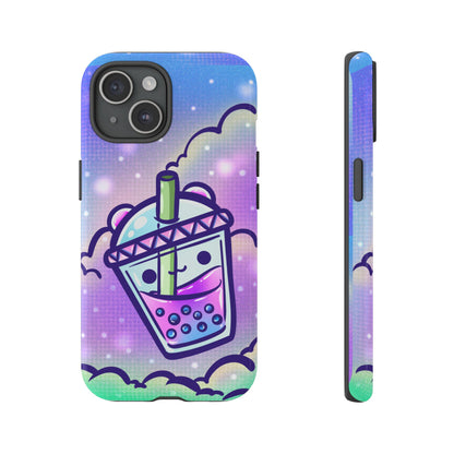 Sparkly Clouds Boba Phone Case