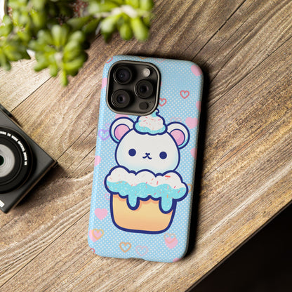 Frosty Cupcake Bear Phone Case