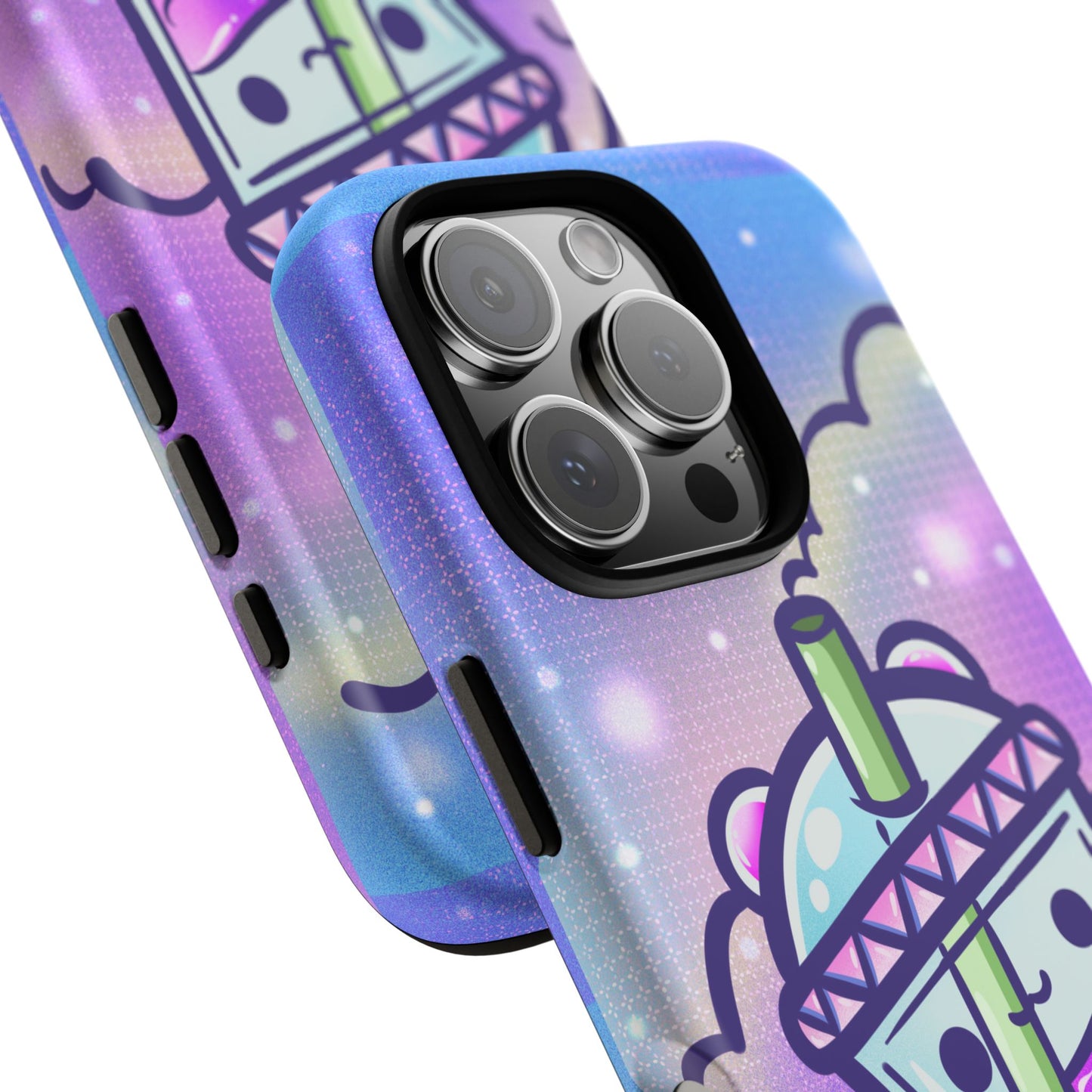 Sparkly Clouds Boba Phone Case