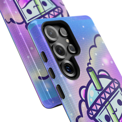 Sparkly Clouds Boba Phone Case