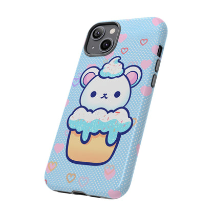 Frosty Cupcake Bear Phone Case