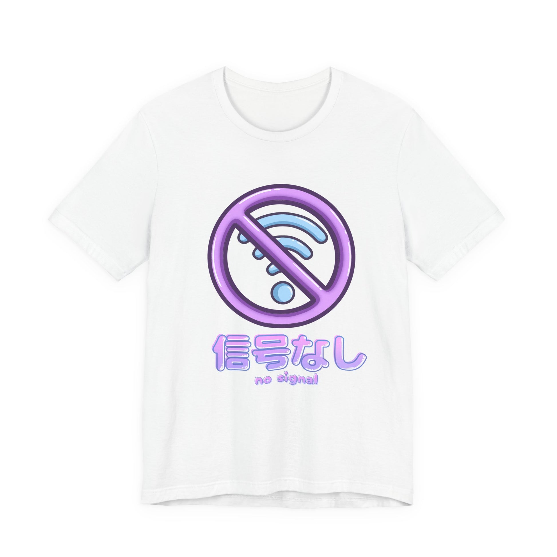 Cute No Signal Wifi T Shirt - Pink X Holic