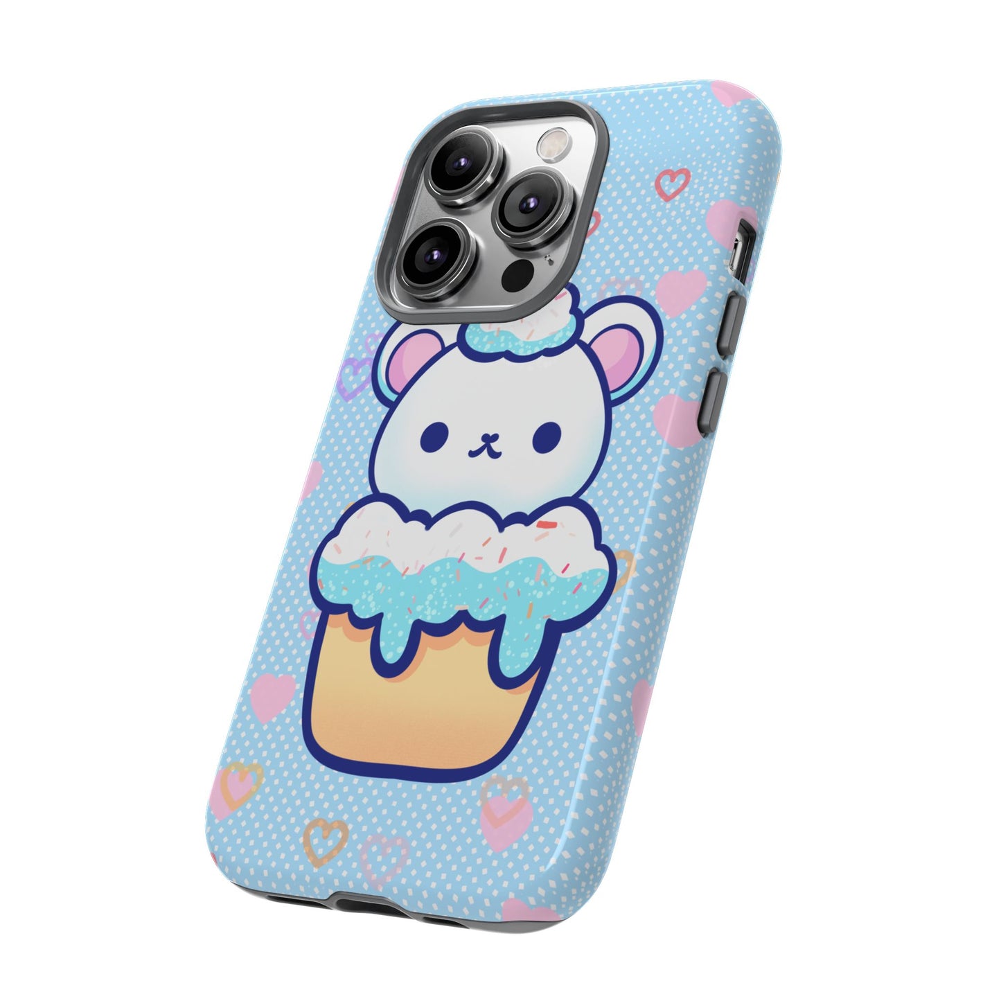 Frosty Cupcake Bear Phone Case