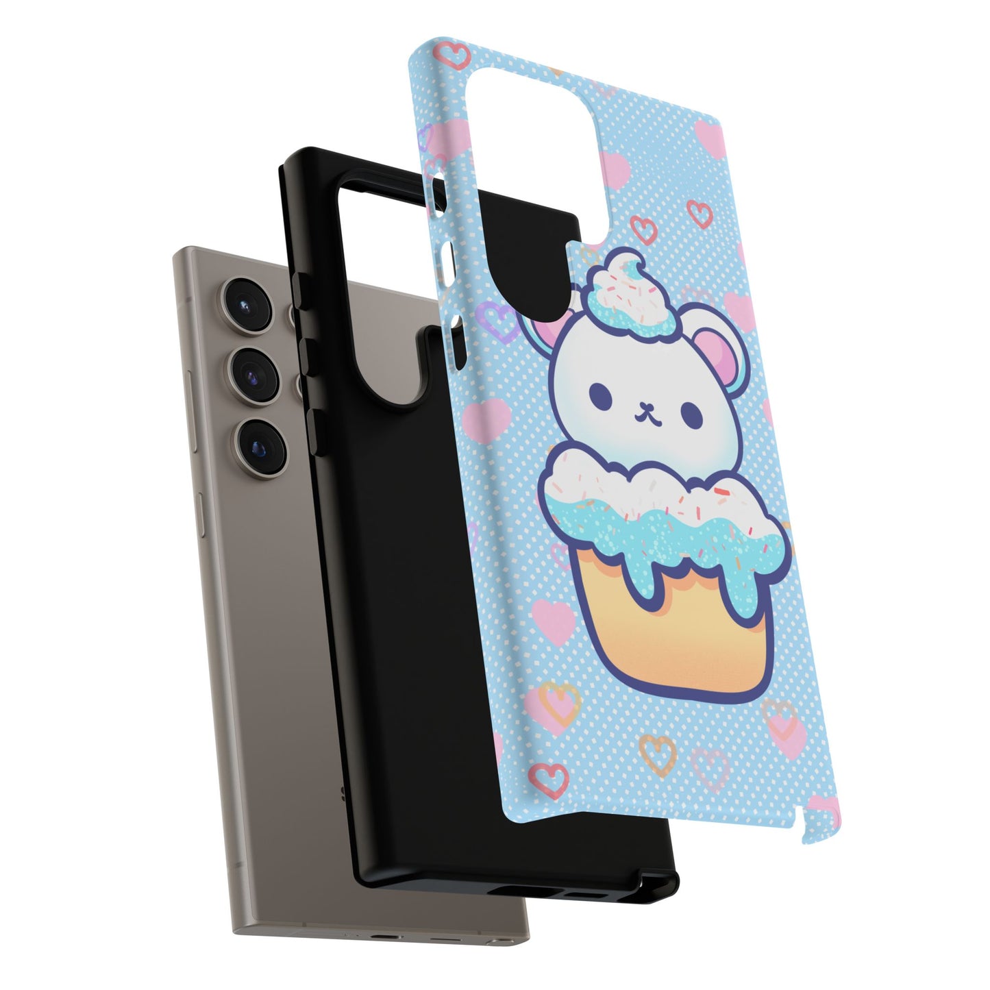 Frosty Cupcake Bear Phone Case