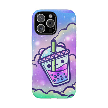 Sparkly Clouds Boba Phone Case