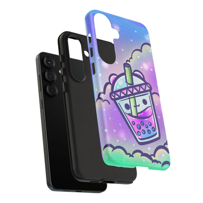 Sparkly Clouds Boba Phone Case