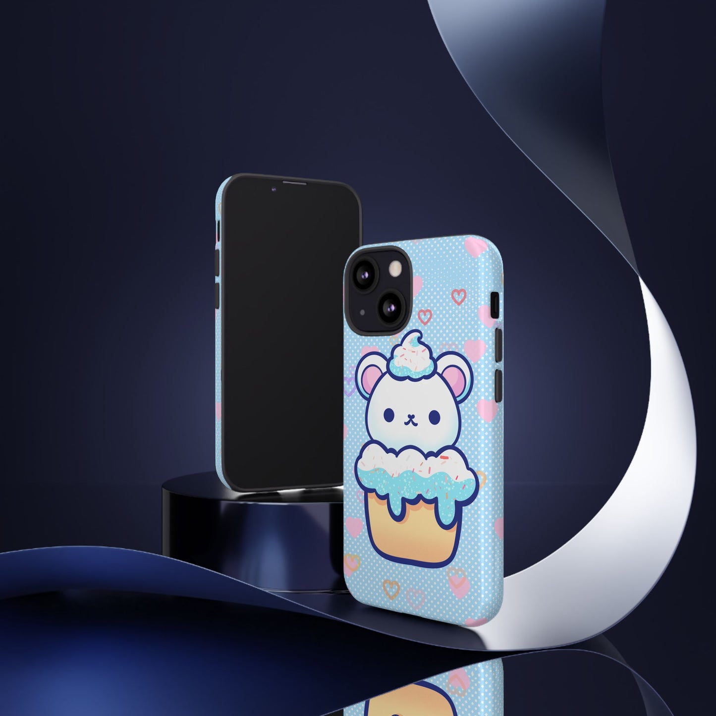 Frosty Cupcake Bear Phone Case