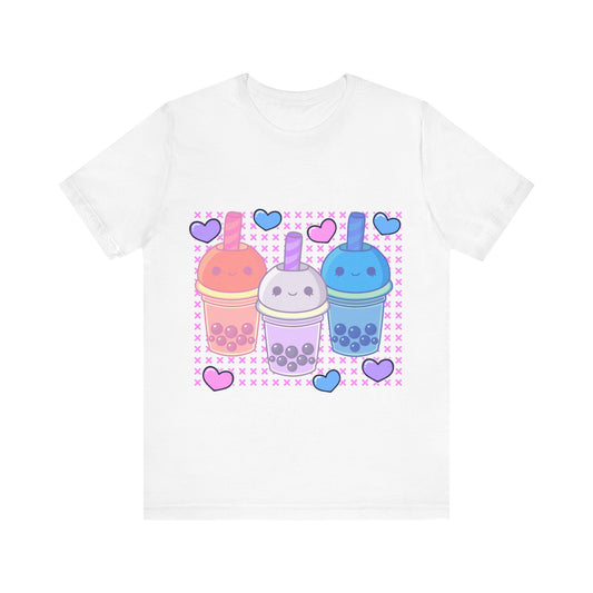 Cute Bubble Tea Kawaii T Shirt - Pink X Holic