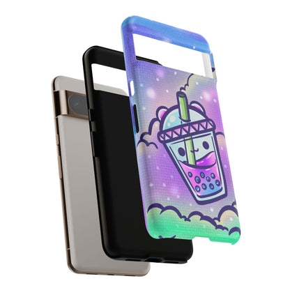 Sparkly Clouds Boba Phone Case