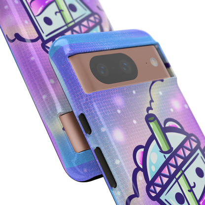 Sparkly Clouds Boba Phone Case