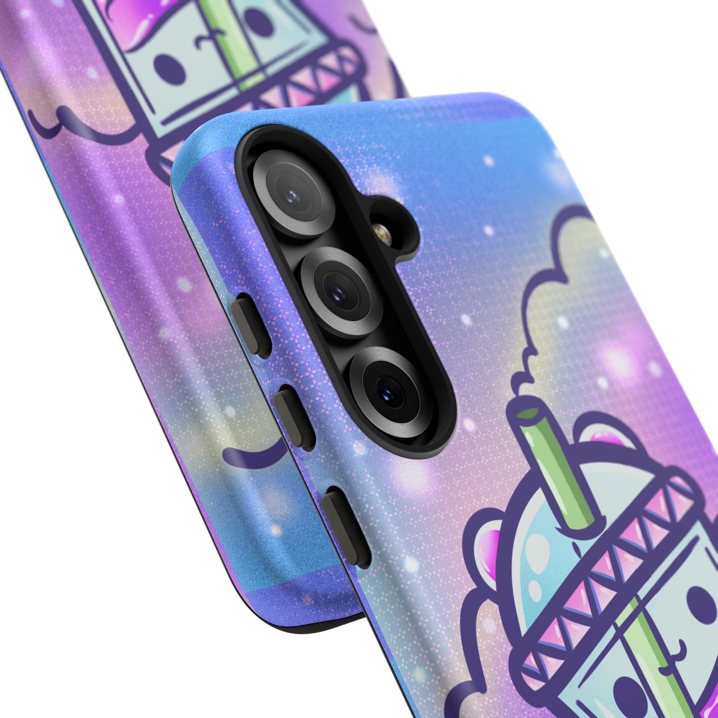 Sparkly Clouds Boba Phone Case