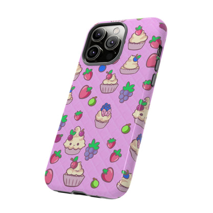 Pink Fruit Cakes Phone Case