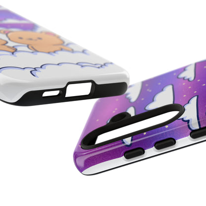 Cloud Cubs Cute Bears on Cloudy Night Sky Phone Case