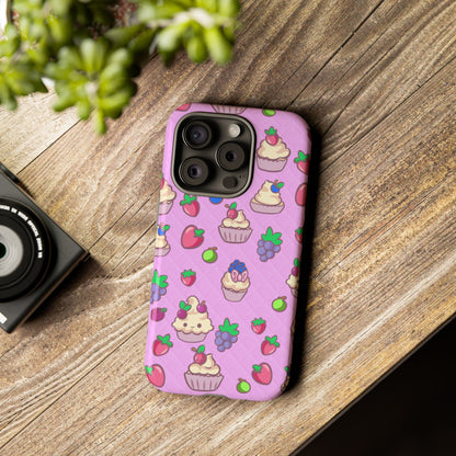 Pink Fruit Cakes Phone Case