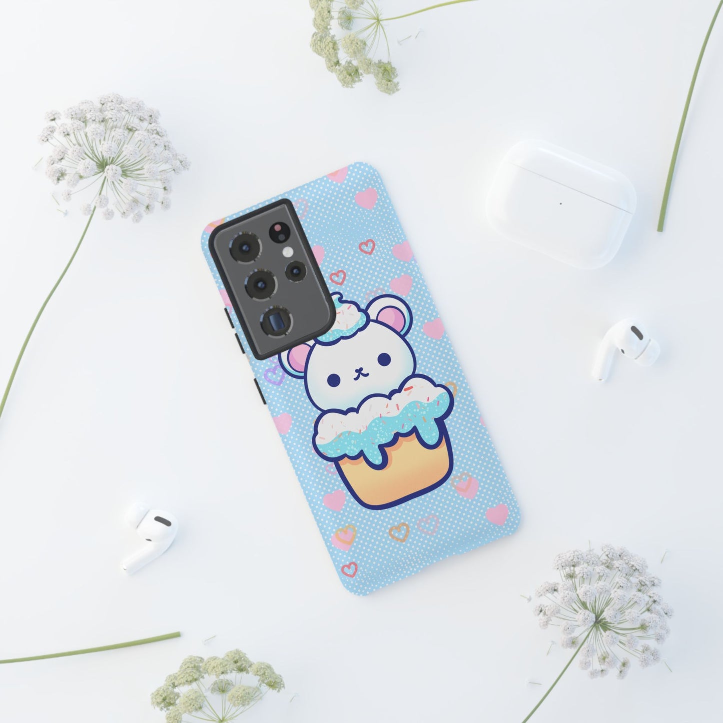Frosty Cupcake Bear Phone Case