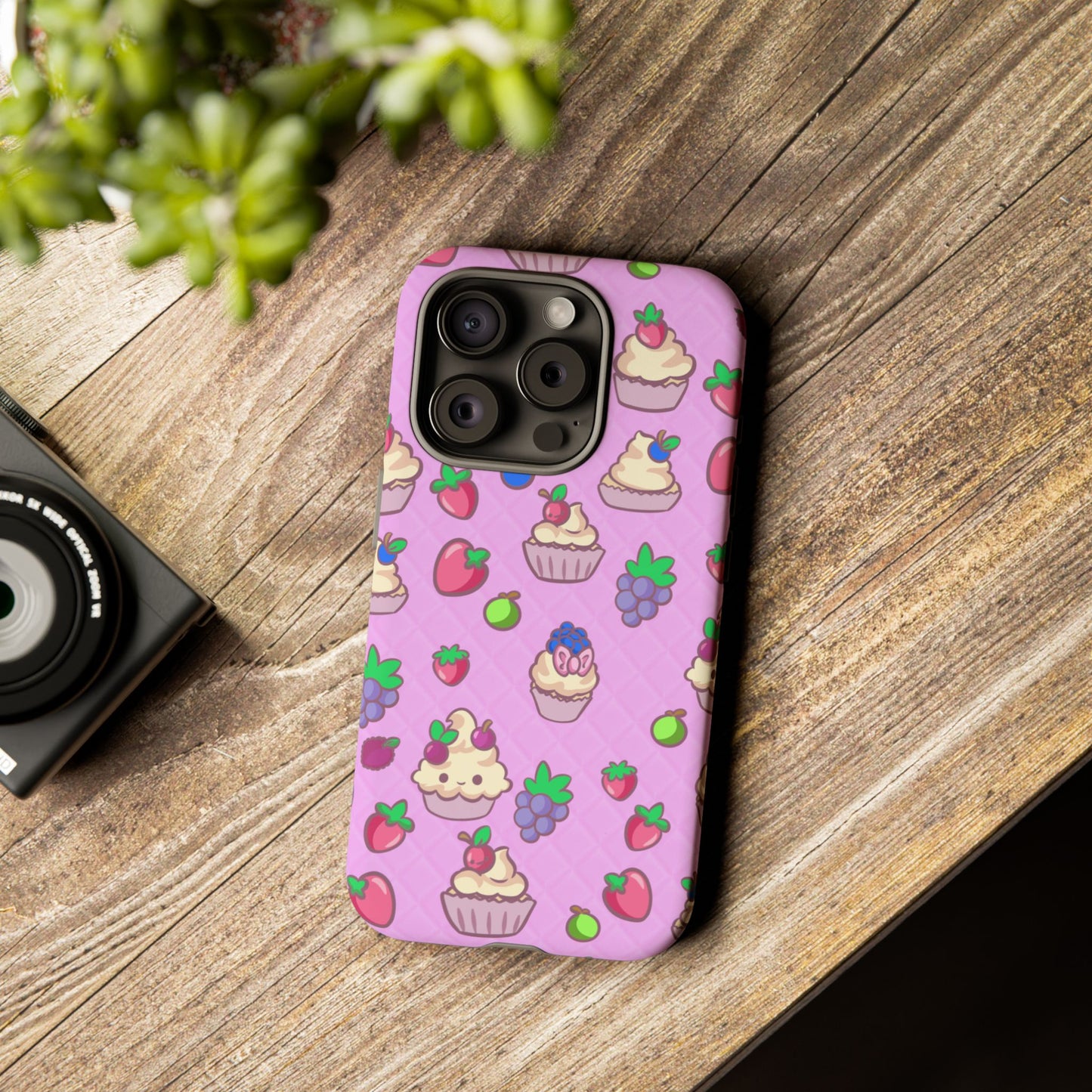 Pink Fruit Cakes Phone Case