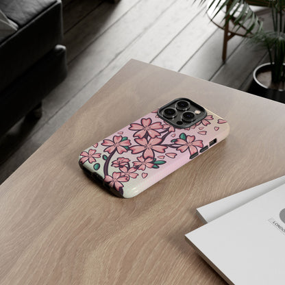 Pink Sakura Tree Phone Case