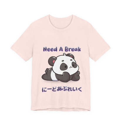 Cute Panda Need A Break T Shirt