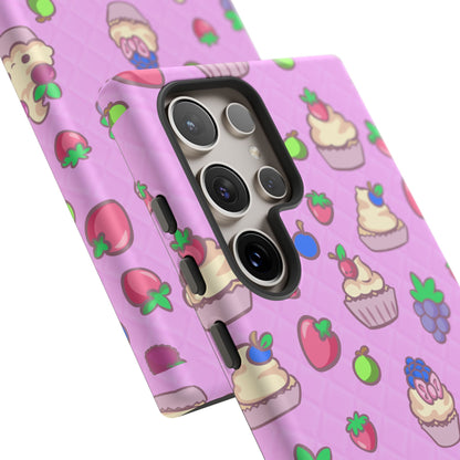 Pink Fruit Cakes Phone Case